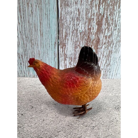 1930's Celluloid Chicken Figurine 3.5" Collectible Decor - Picture 2 of 10